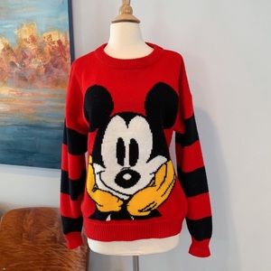 Vintage Mickey Mouse Sweater | Size L